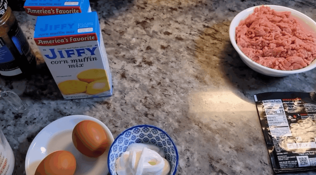 Step-by-Step Cooking Process for Cornbread Tamale Pie